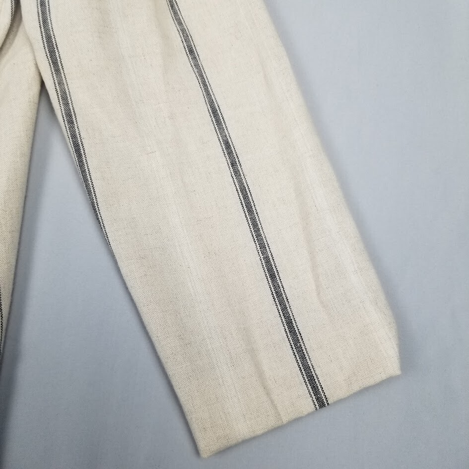 Vtg Leslie Fay Suit Blazer Size 10 Cotton Linen Blend 80s Career Cottage Retro