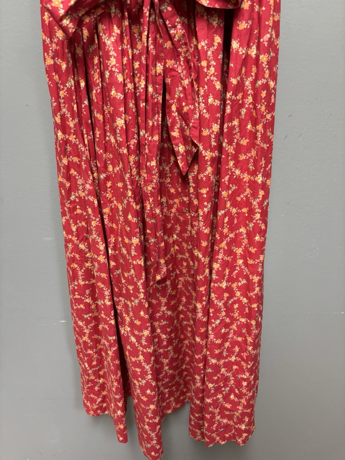 VTG Laura Ashley 1980s Floral Midi Dress Sz 4 Puff Sleeve Romantic VTG Cottage