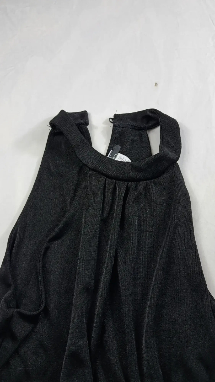 Discovery Slinky Halter Dress X-Large Black Slinky Halterneck Dress 16630J