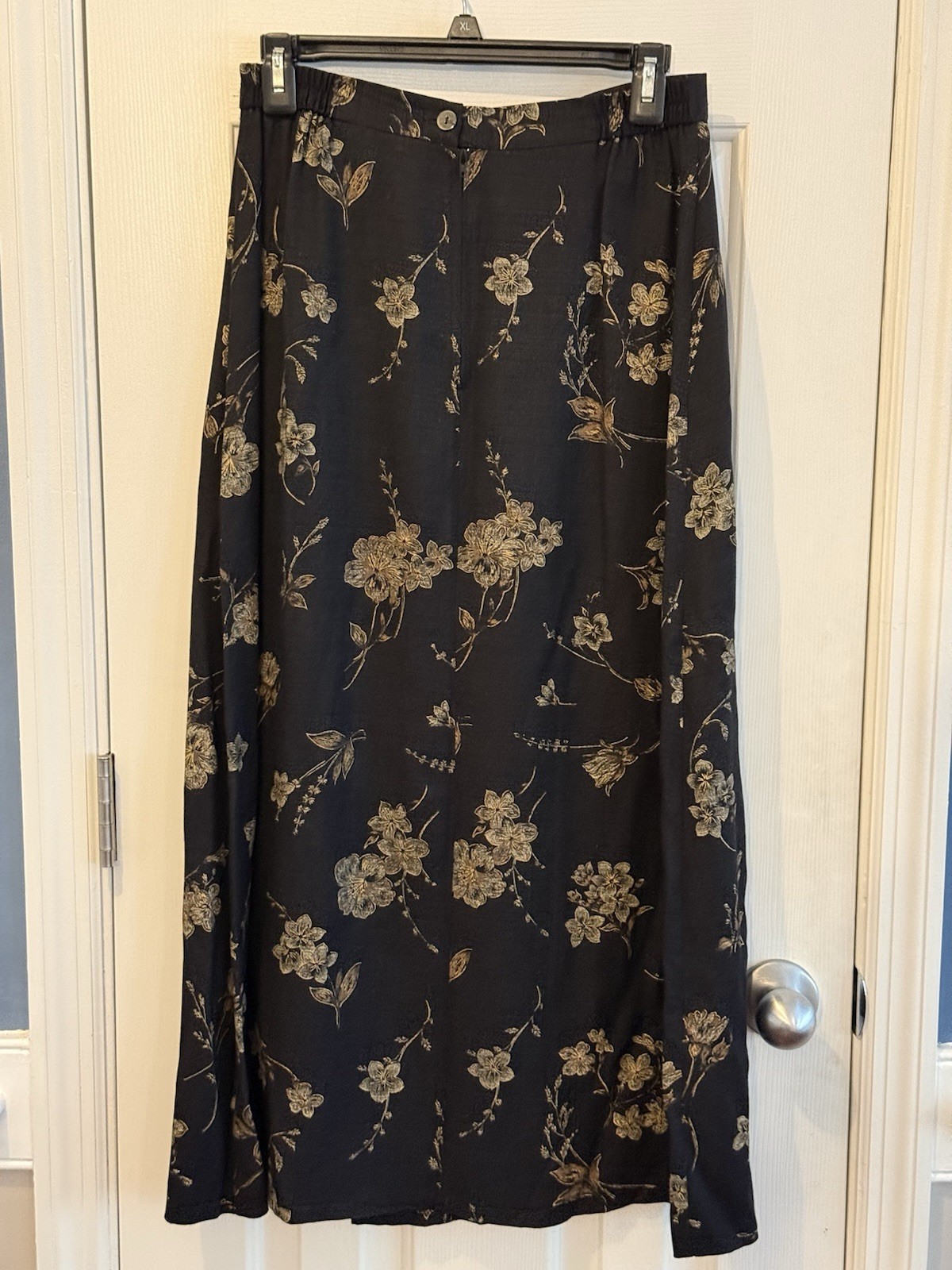 vintage kensington Square Floral Boho Cottage Whimsical Long Skirt Size 8 USA