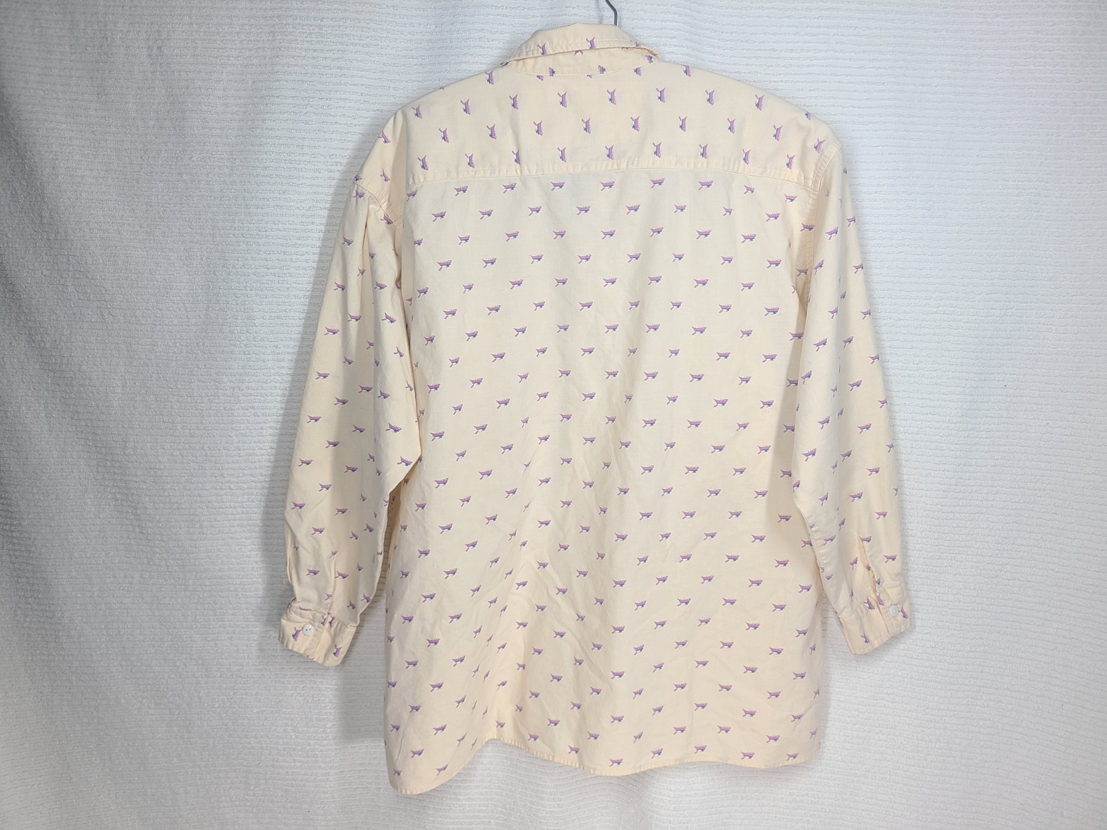 Vintage 90s Rowboat Oxford Shirt 100% Cotton Mixed Blues Outdoors Camping Unisex