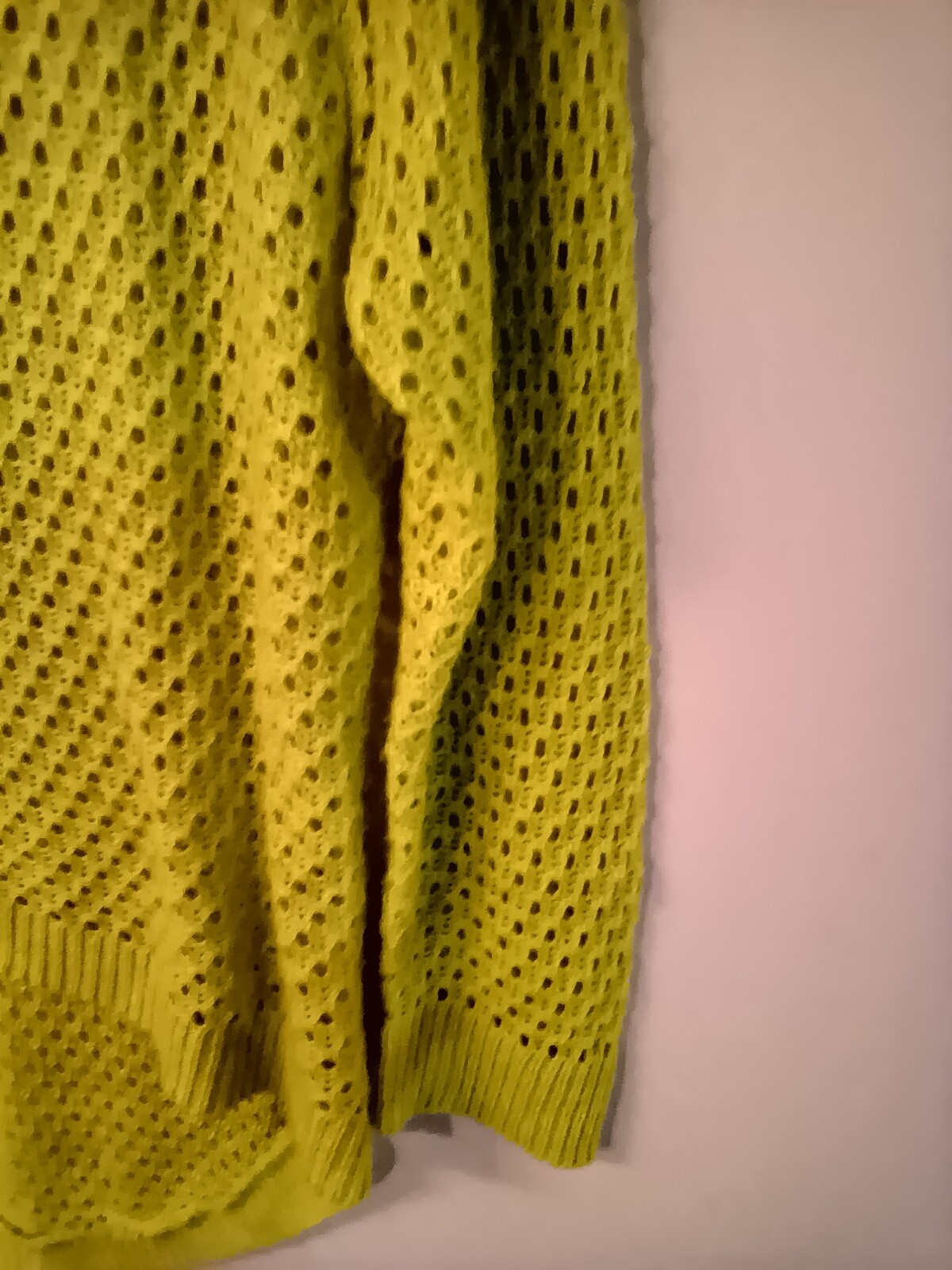 Vtg Allen B by Allen Schwartz green sweater high low hem zip in back boat neck