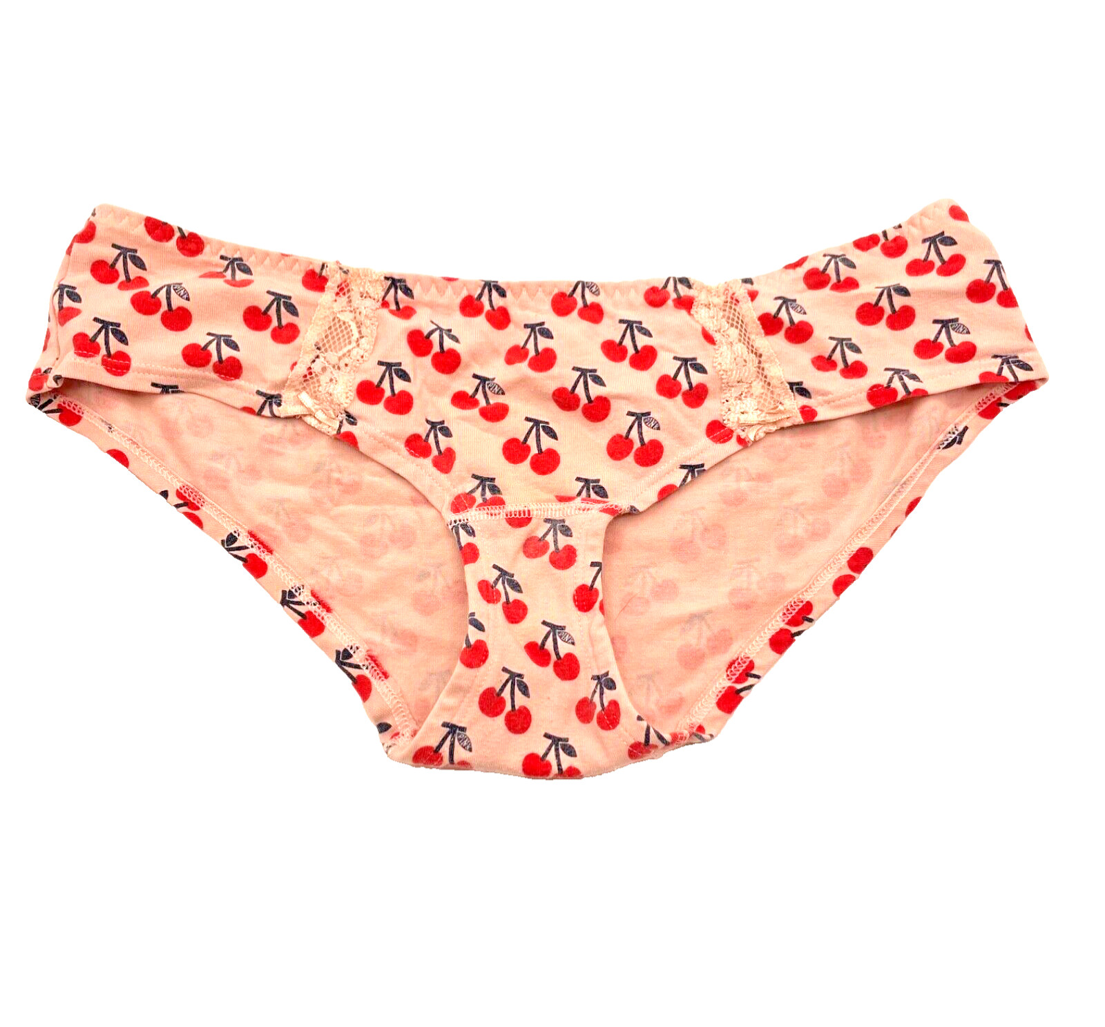 2008 Victoria’s Secret PINK Cherry Print Cotton Extra Low Rise Hipster Pantie XS