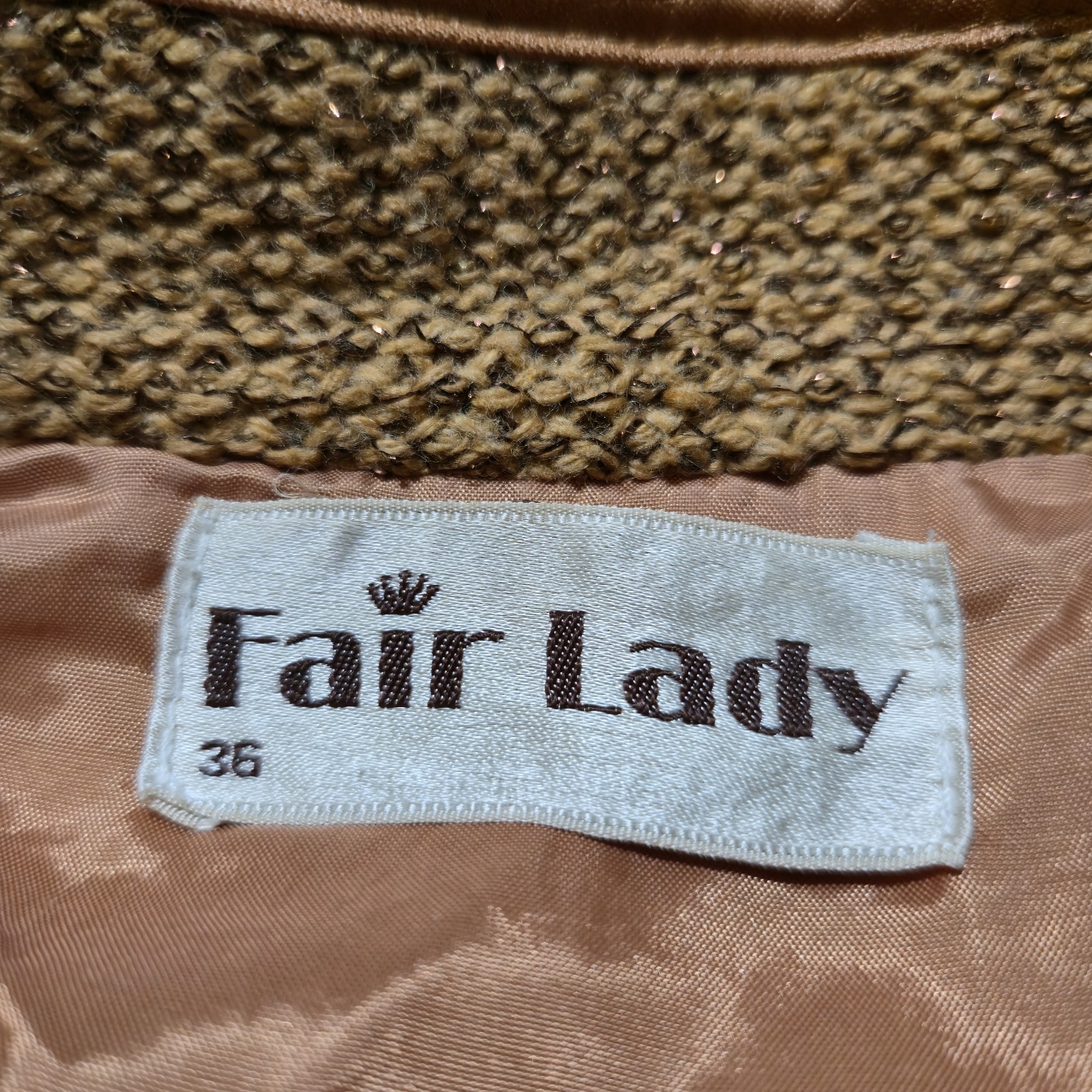 Vintage 1960s Fair Lady Striped Wool Coat XS Mod Boho Embroidered Jacket