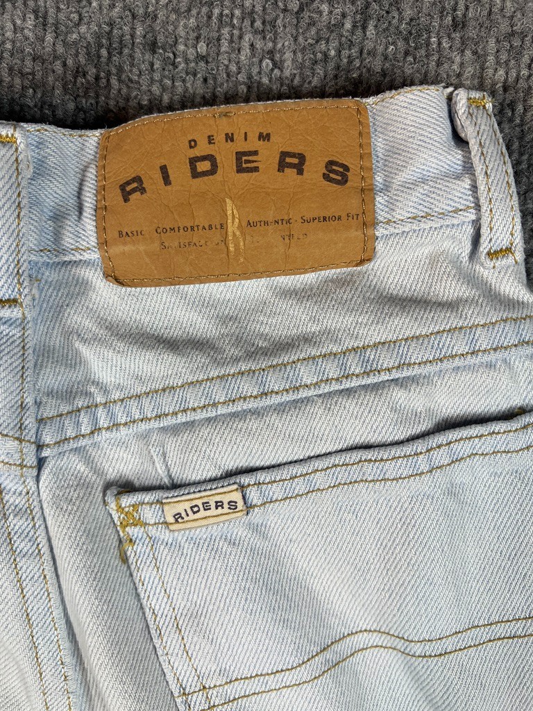 Vintage Denim Riders Jeans Women’s 10 Reg High Rise Mom Straight Leg Light Wash