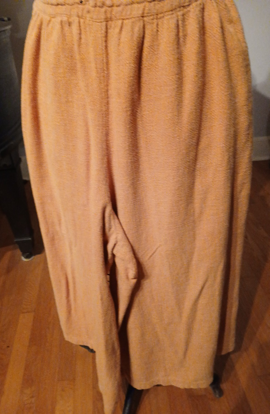 Vtg 1990s Sangam Imports Pumpkin Culotte-Skirt & Chic Jacket India S/L