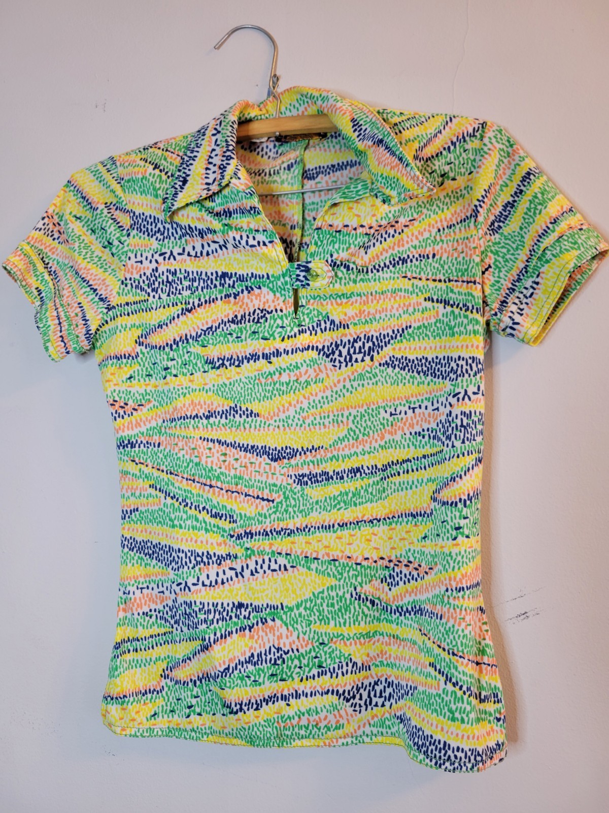 Vintage 70s Whip O Will 2 Piece Set Skirt And Top-size(photos)