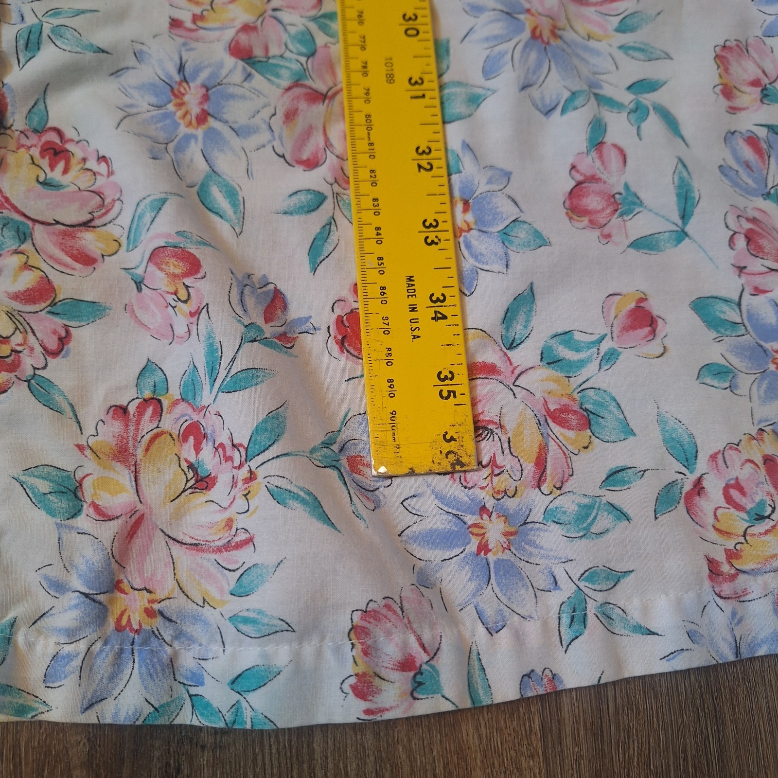 Pearl Snap Granny Core Housecoat House Dress Sz S Vtg Cottage Mumu Bloomcore