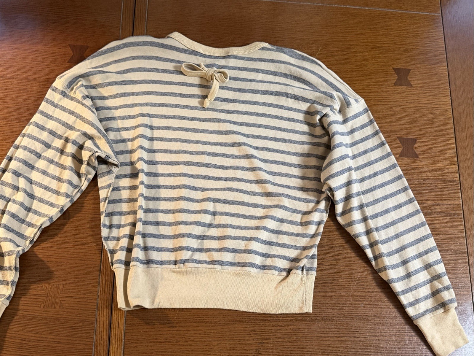 Vintage Sonia Rykiel Paris Striped Pullover Sweatshirt 100% Cotton France M