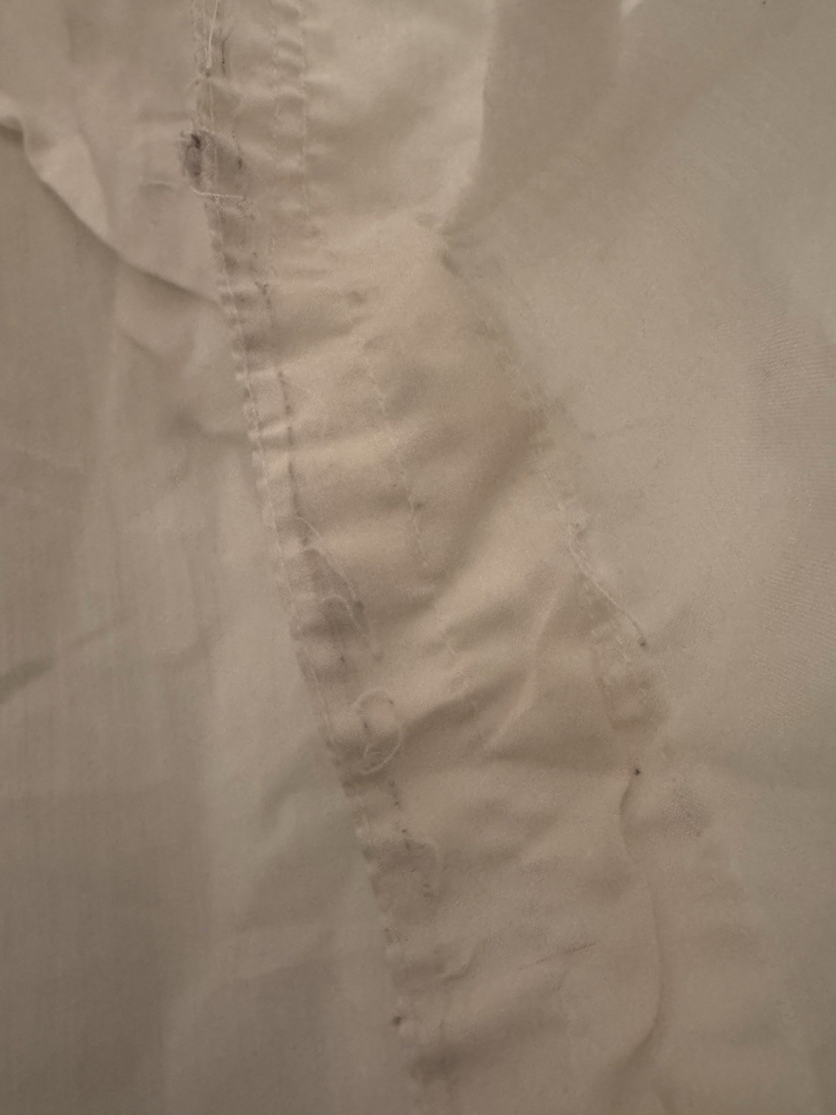 Vintage Embroidered Floral Blouse. Womens XlLarge Pastel Boho White Short Sleeve