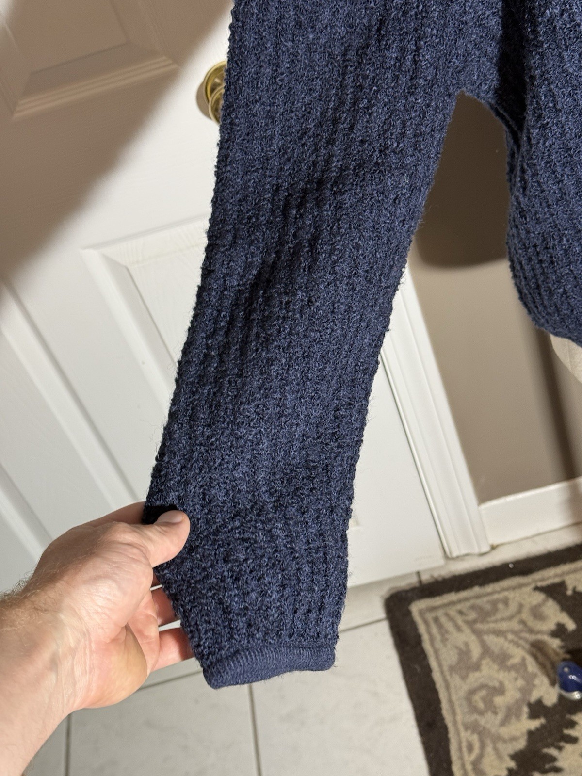 Tanner XL Acrylic Dark Blue Sweater (vintage New Old Stock)