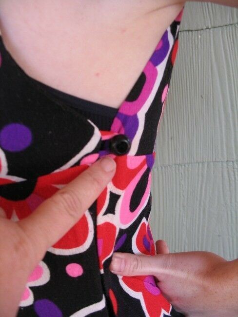 VTG 60s 70s Long Dress Slit Side Top Mod Hippie Festival Pop Floral Graphic S/M