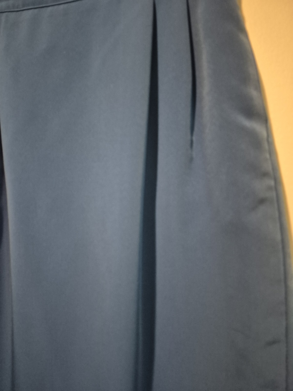 Vintage 80s City Girl Nancy Bolen Blue Career Skirt Sz 6 Office Pinup