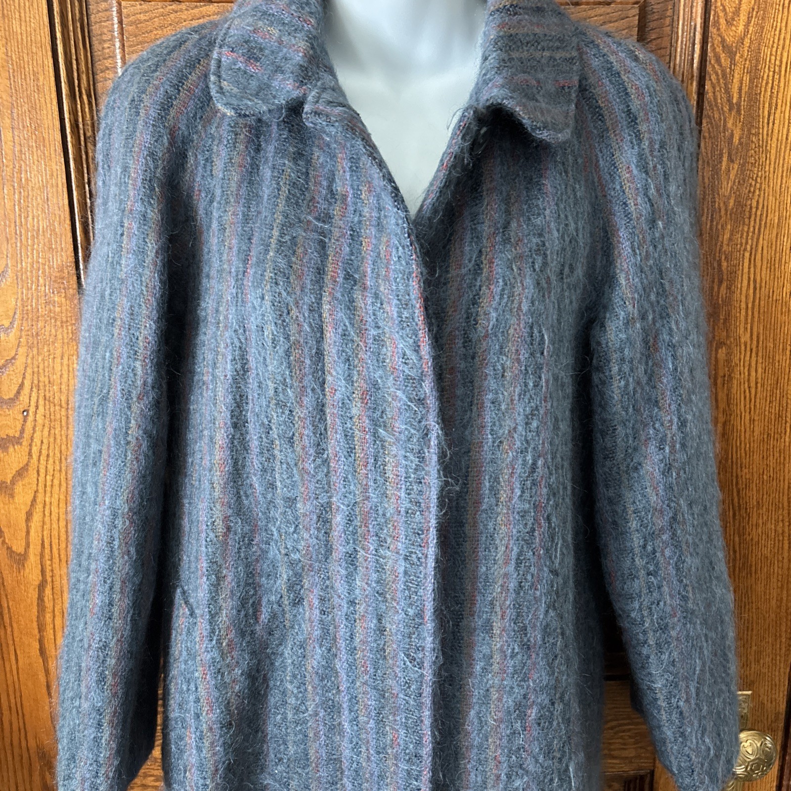 Vintage Rannoch Designs Tom Gilbey London Wool & Mohair Women’s Coat US 8 UK 10