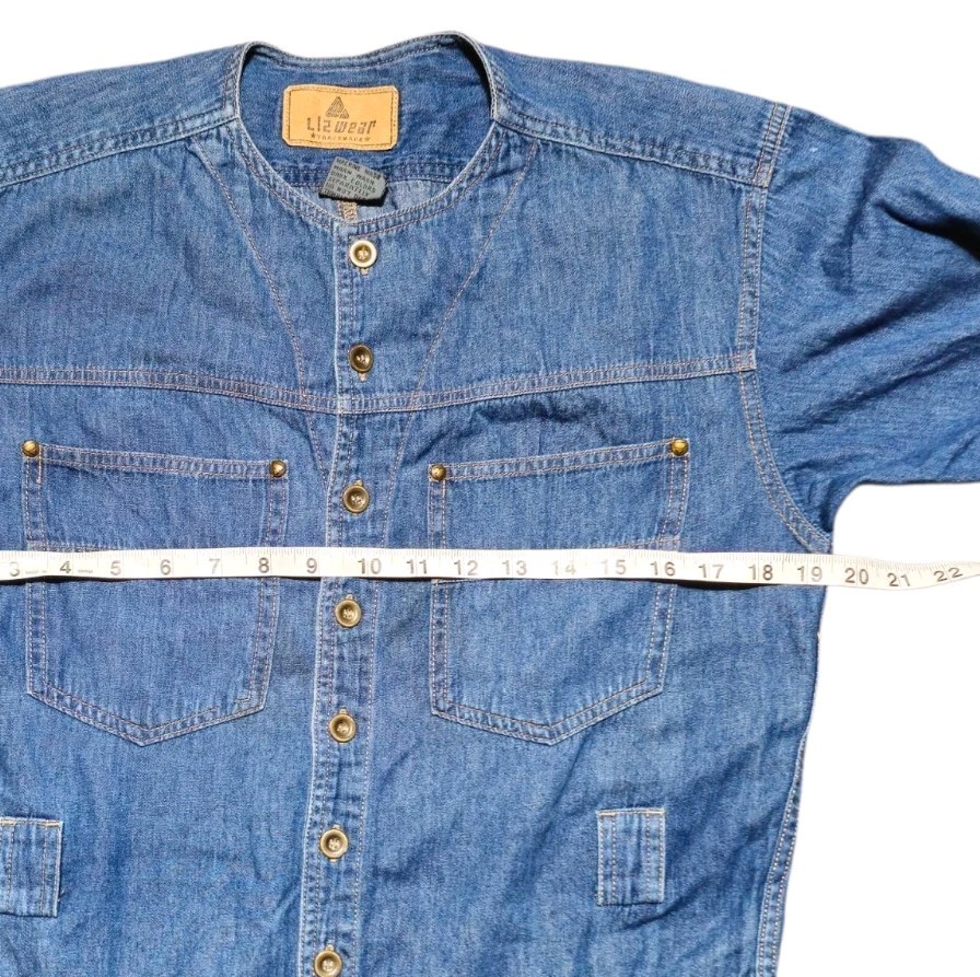 LizWear By Liz Claiborne Vintage Denim Jumpsuit Woman’s Size Small