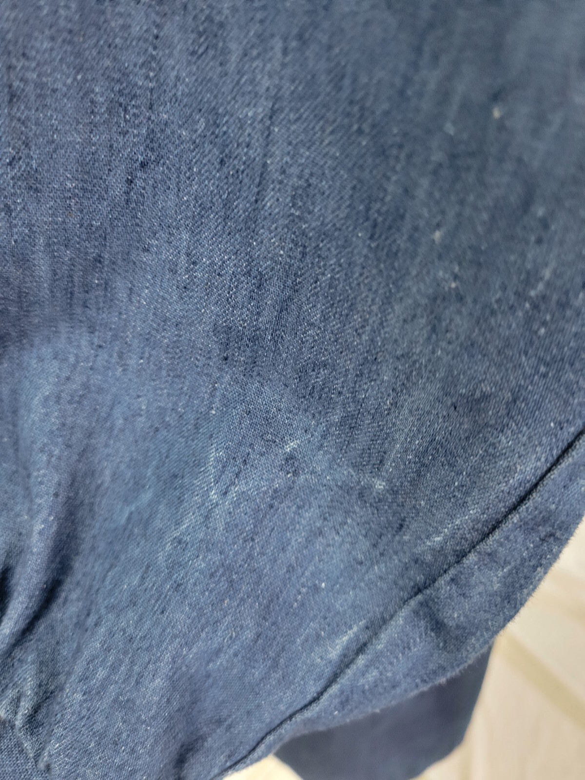Vintage Impromptu Denim Dress w Snap Gathered Bib & Elastic Waist Size 9/10