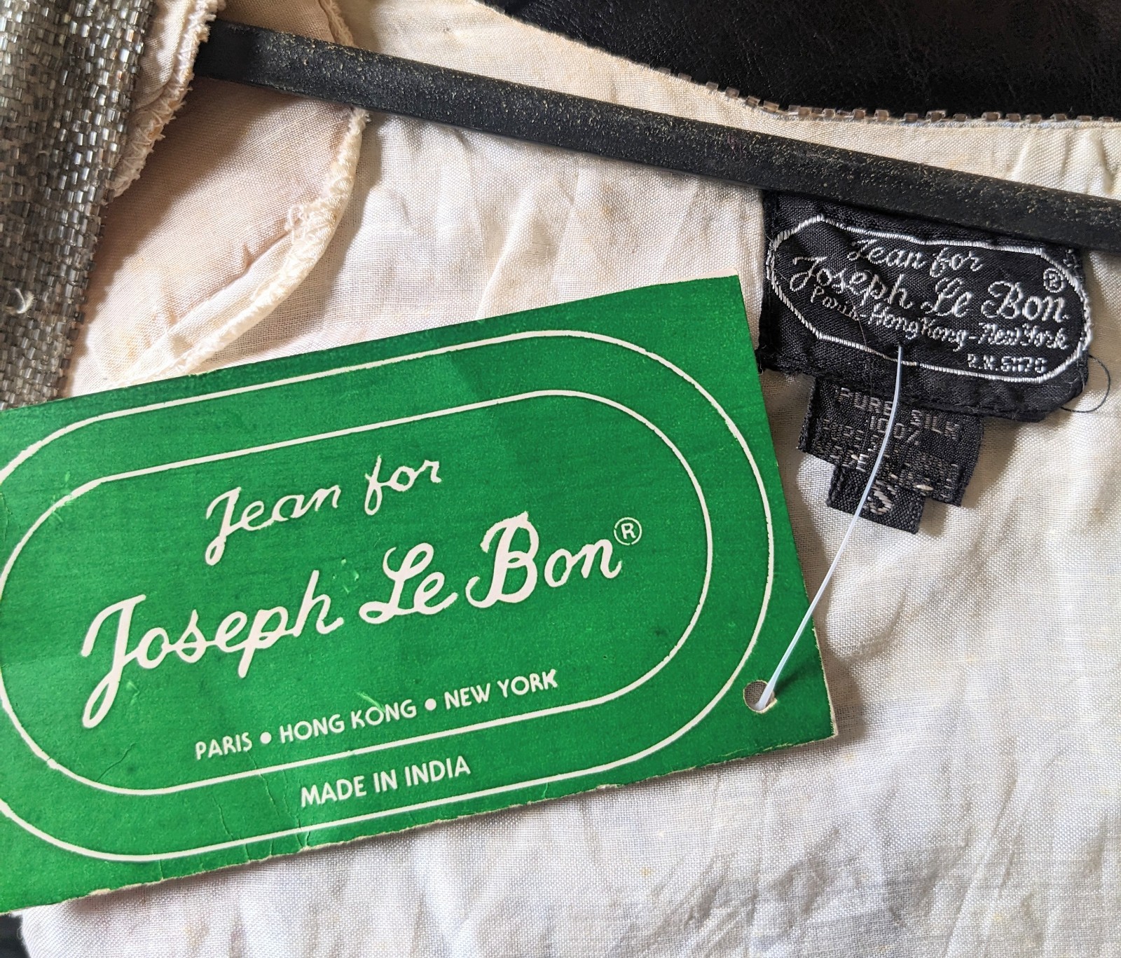 Vintage 1980s Jean for Joseph Le Bon Pure Silk Sequin Trophy Jacket