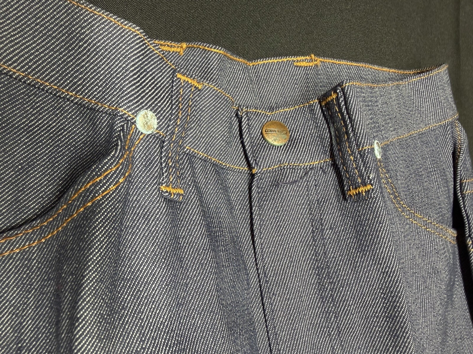 Vtg 70s Maverick Blue Bell Bell Bottom Flare Jeans NWT NOS Sz 13/14
