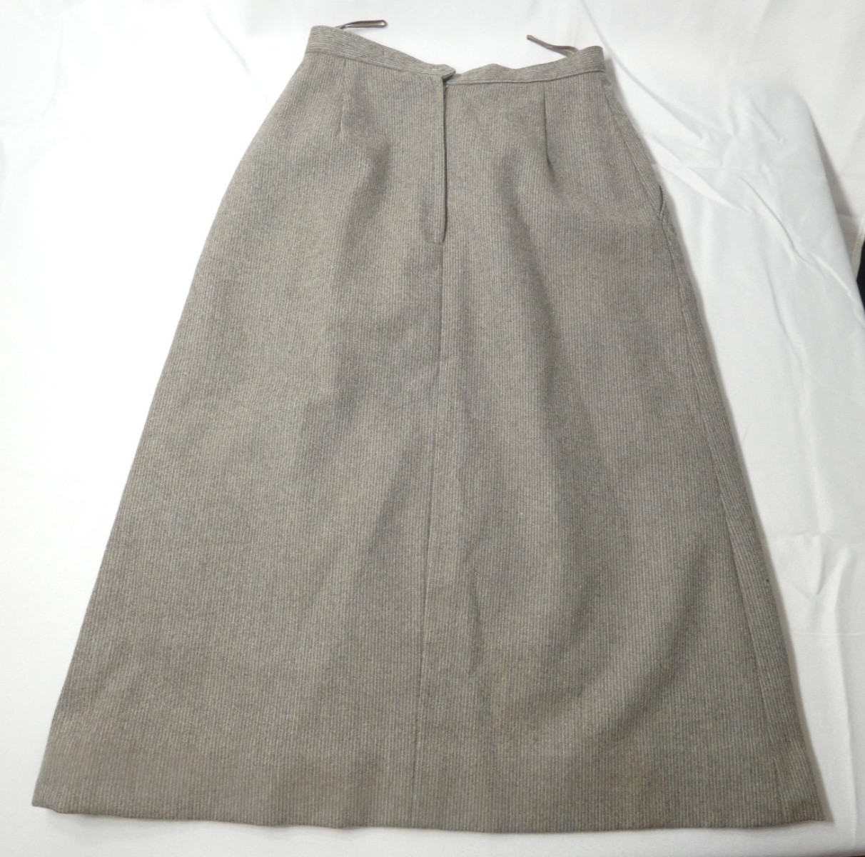 Vintage Peabody House Gray Brown 2 Piece Skirt Suit Set Jacket Size 5/6