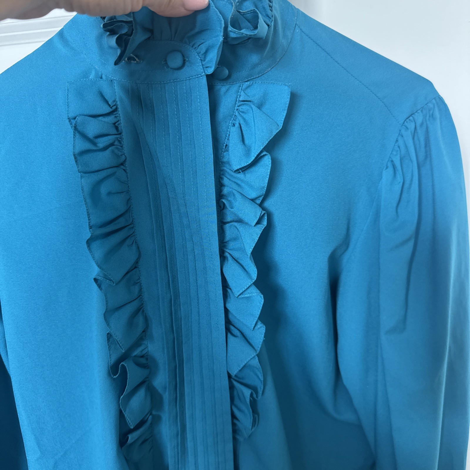 Vintage Josephina Blouse Size M Victorian Secretary Dark Academia Top