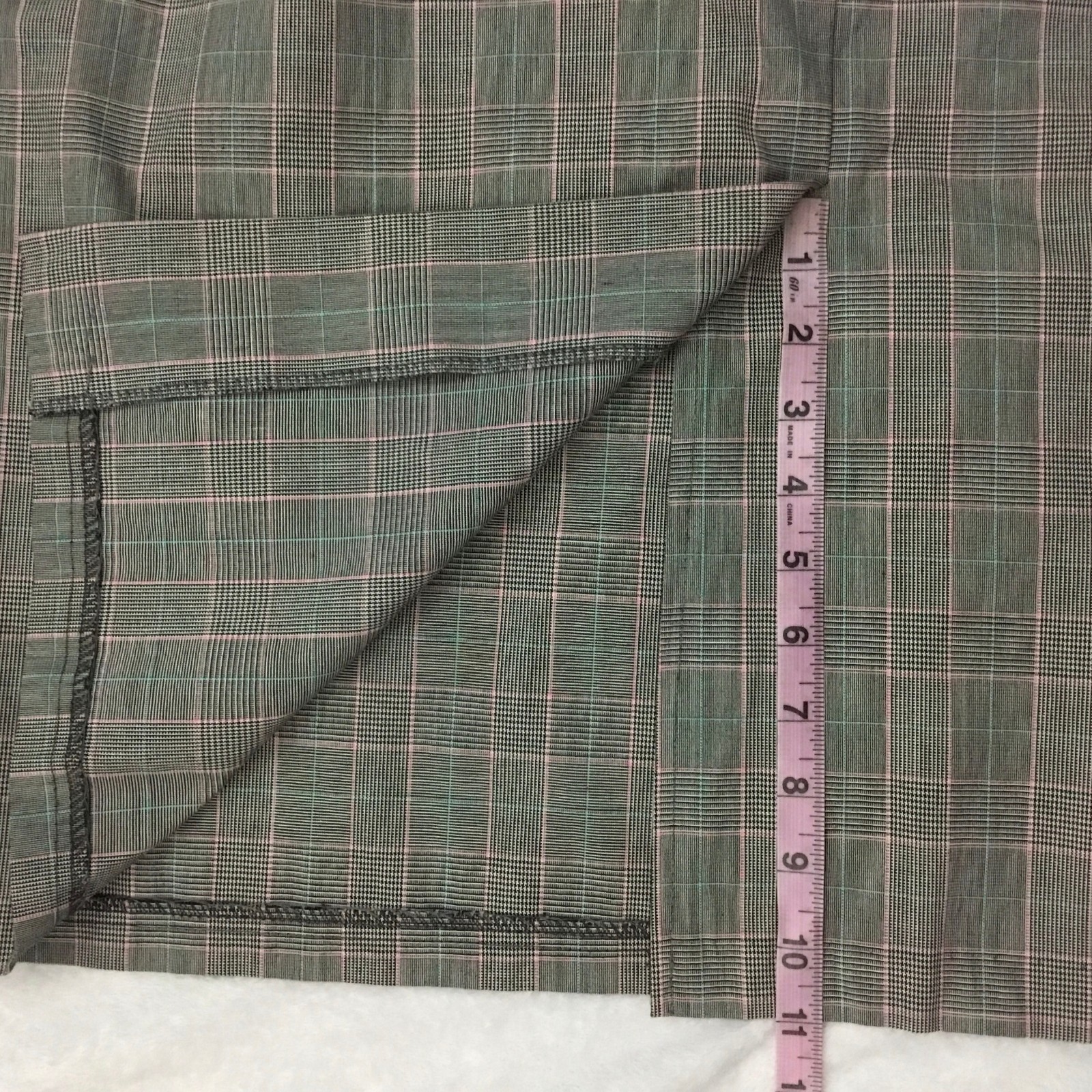 Vintage 80’s Casablanca II Union Made Plaid Checkered Skirt