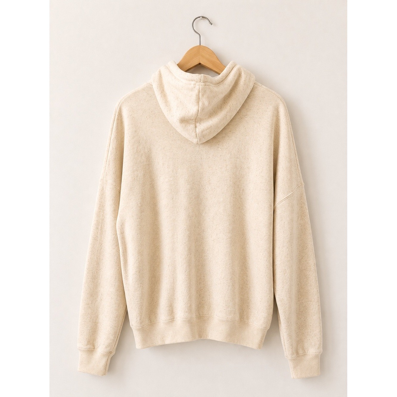 NWT American Vintage Itonay Zip Hoodie Organic Cotton Linen Ecru M/L
