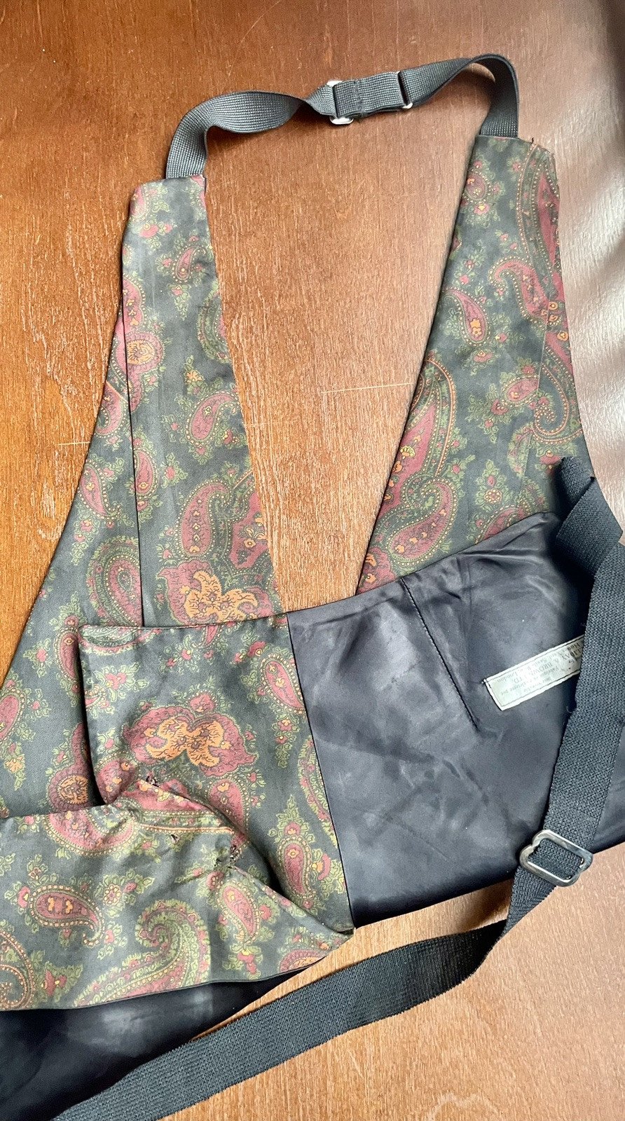 Holliday and Brown-Vintage Silk Paisley Vest-Coach & Horses Yard-Saville Row