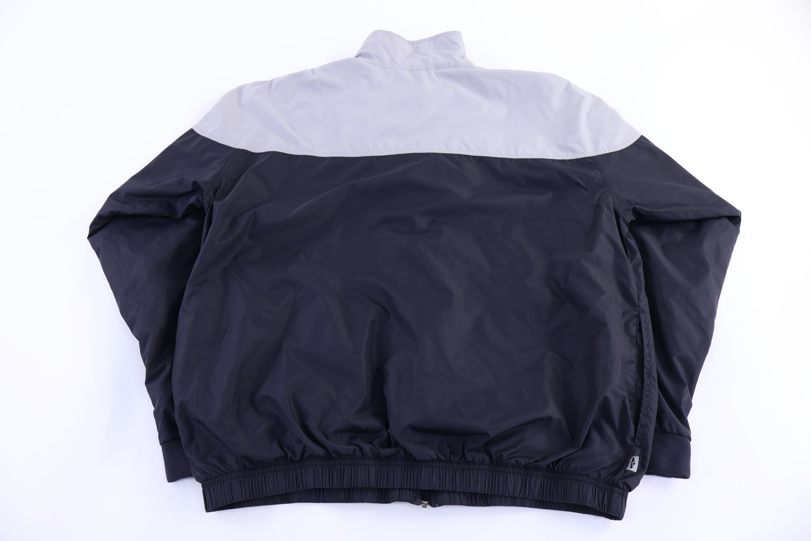 Vintage Nike Embroidered Logo Grey & Black Full Zip Jacket
