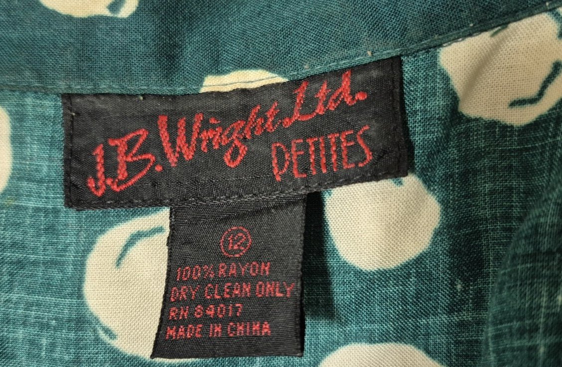 Vintage JB Wright Ltd Romper, Shorts Jump Suit Size 12