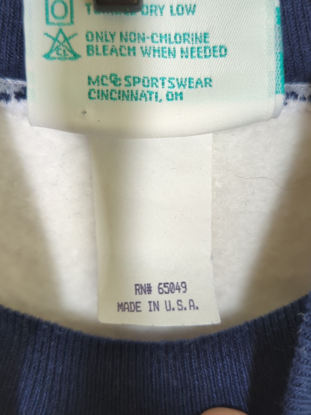 Vintage MC Sportswear Energy Sweatshirt Flamingo White Size PL (Petite Large)