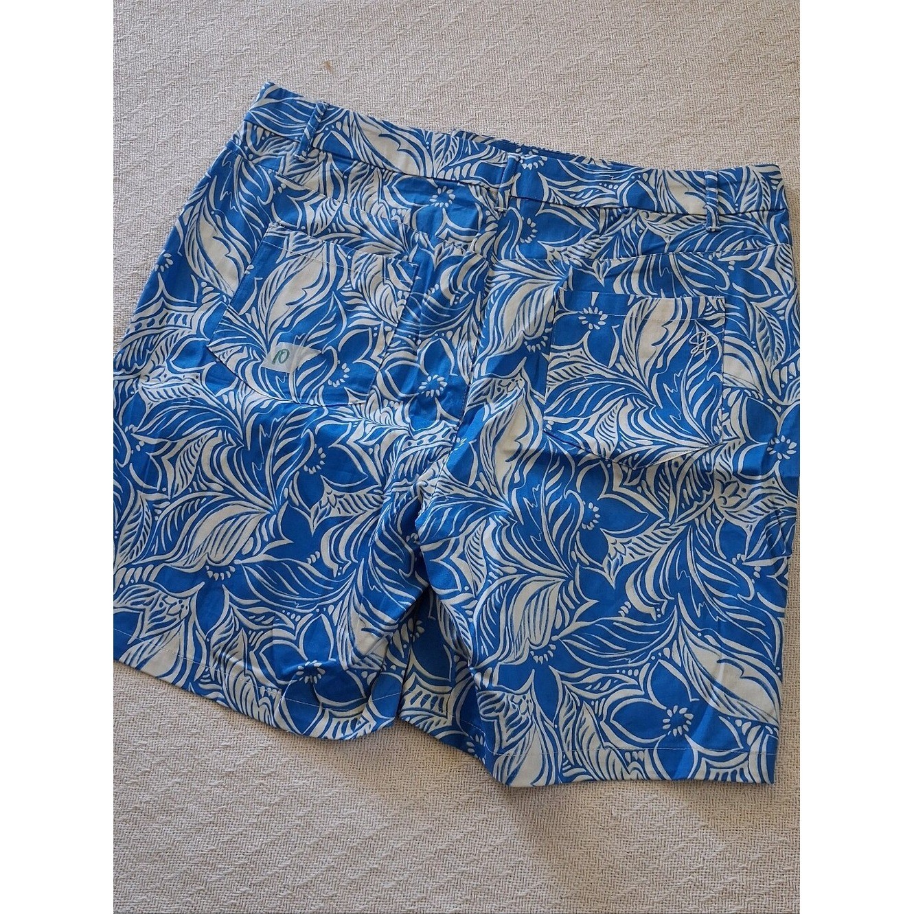 stella parker high waist floral shorts 10 beach summer lilly pulitzer preppy