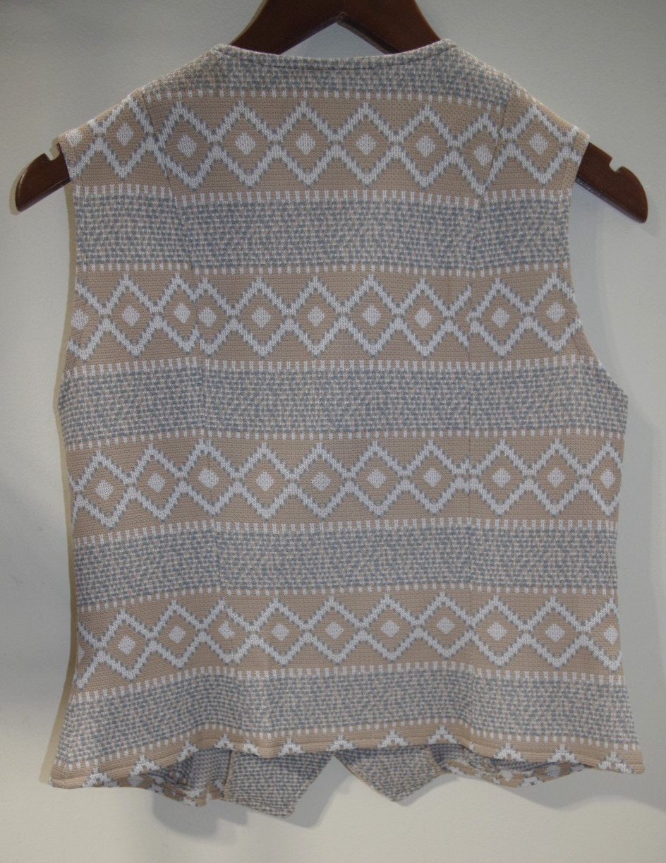 JJ Vintage Marty Gutmacher Set – Jacket & Vest 14 Textured Encron Polyester Knit