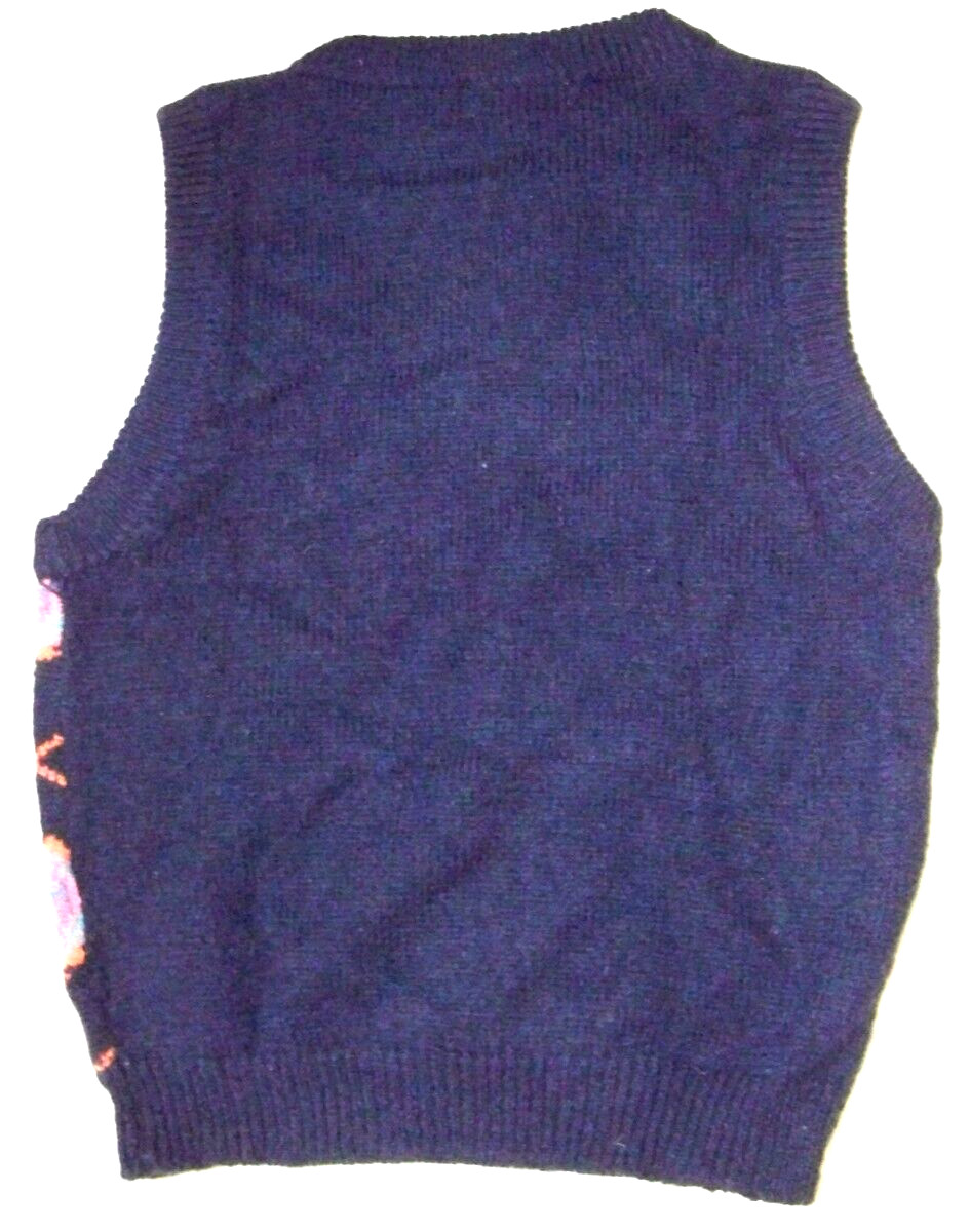 Vintage The Eagle’s Eye Sweater Vest – M – Shetland Wool