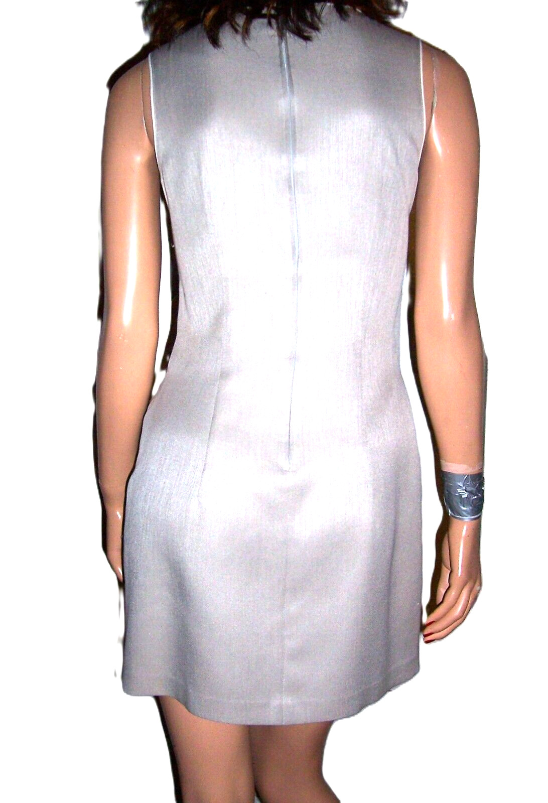 Vintage Jay Jacobs Beige Sheath Dress S
