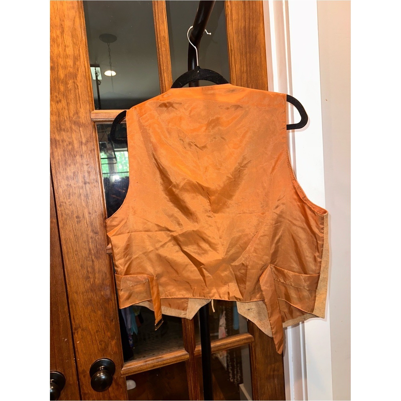 NWT Desperado 100% Leather Size Small Fringed Suede Vest – Tan Women’s Jacket