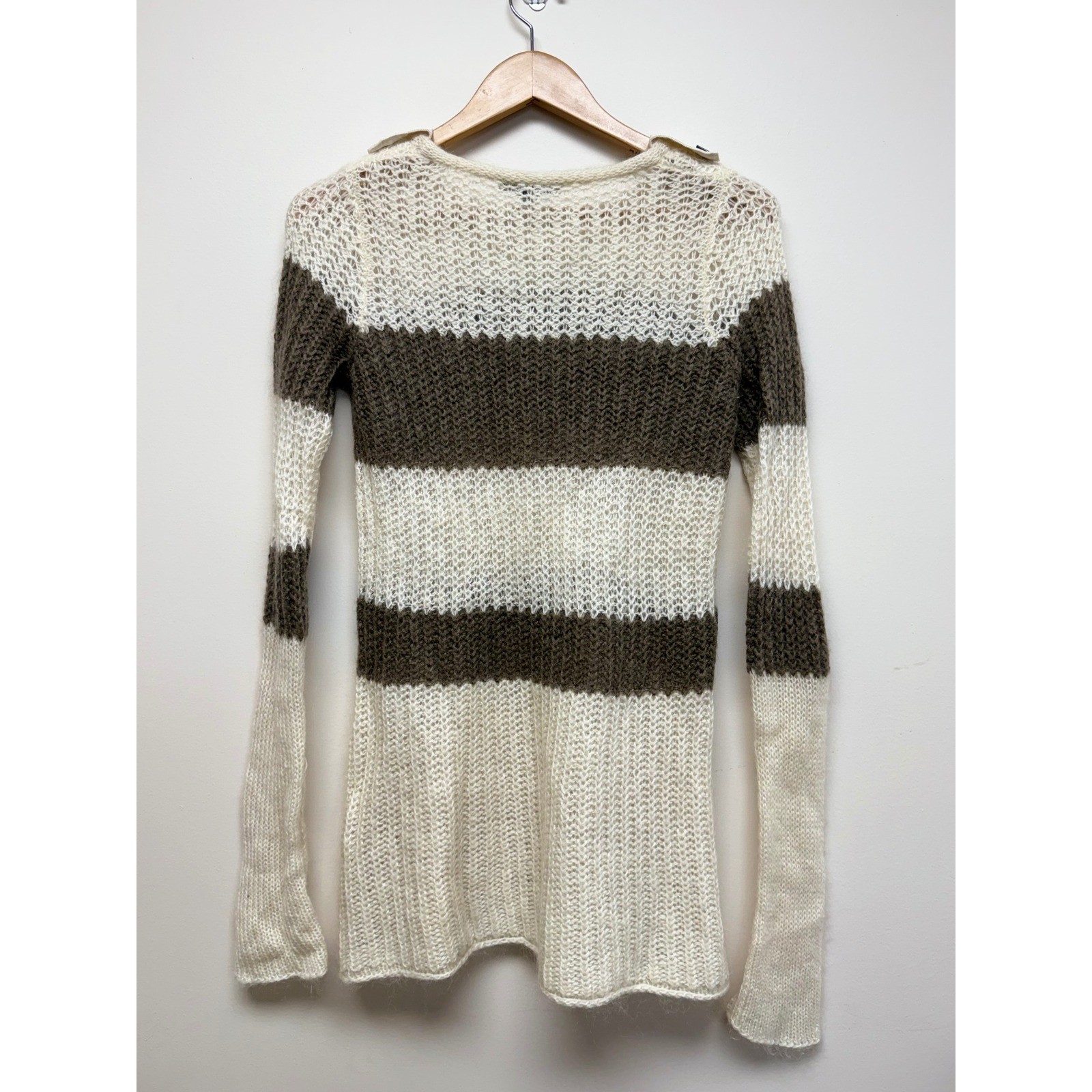 Vtg Armani Exchange Mohair Sweater Sz M