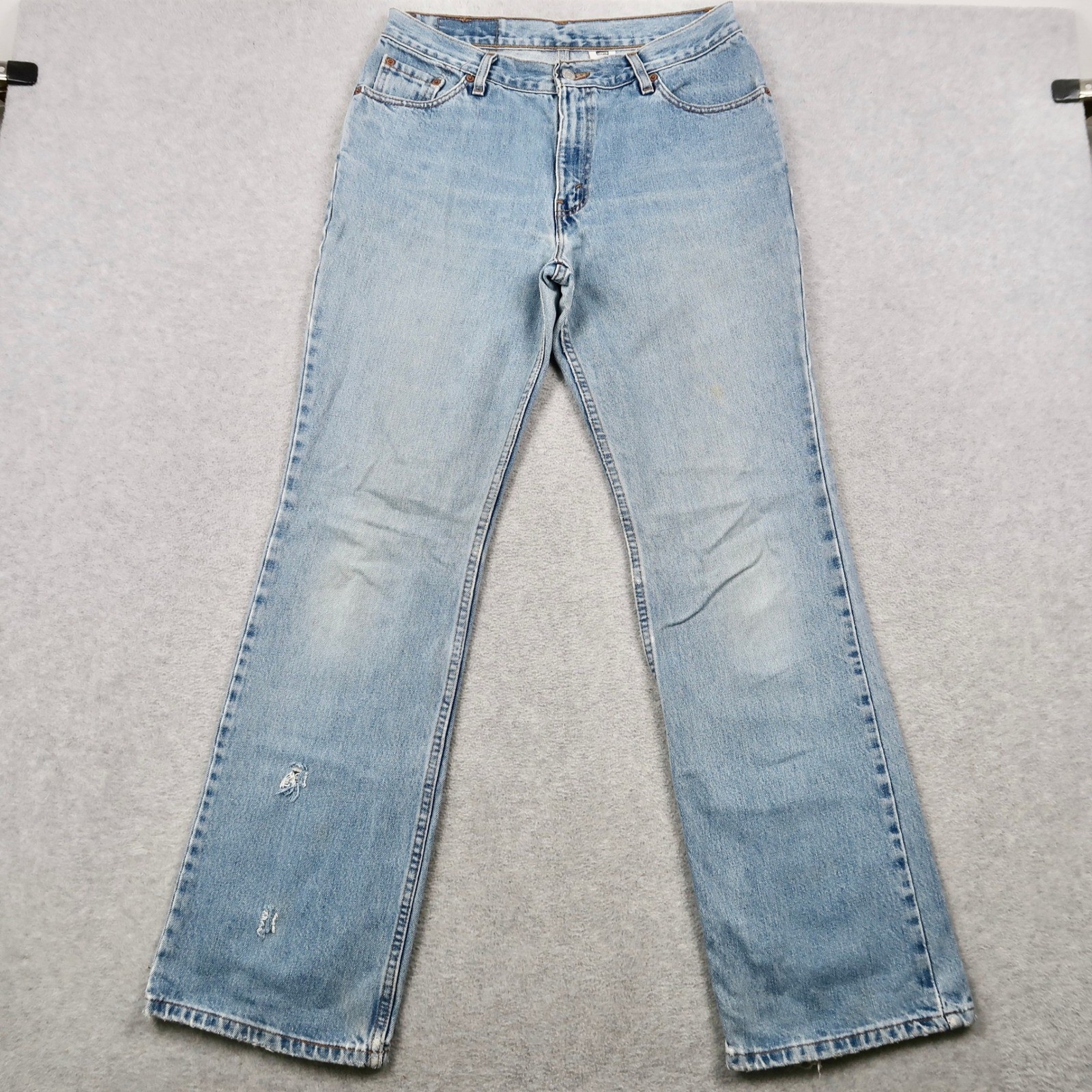 Vintage 90s Levis 517 Boot Cut Low Rise Jeans Women 13L Denim Made in USA