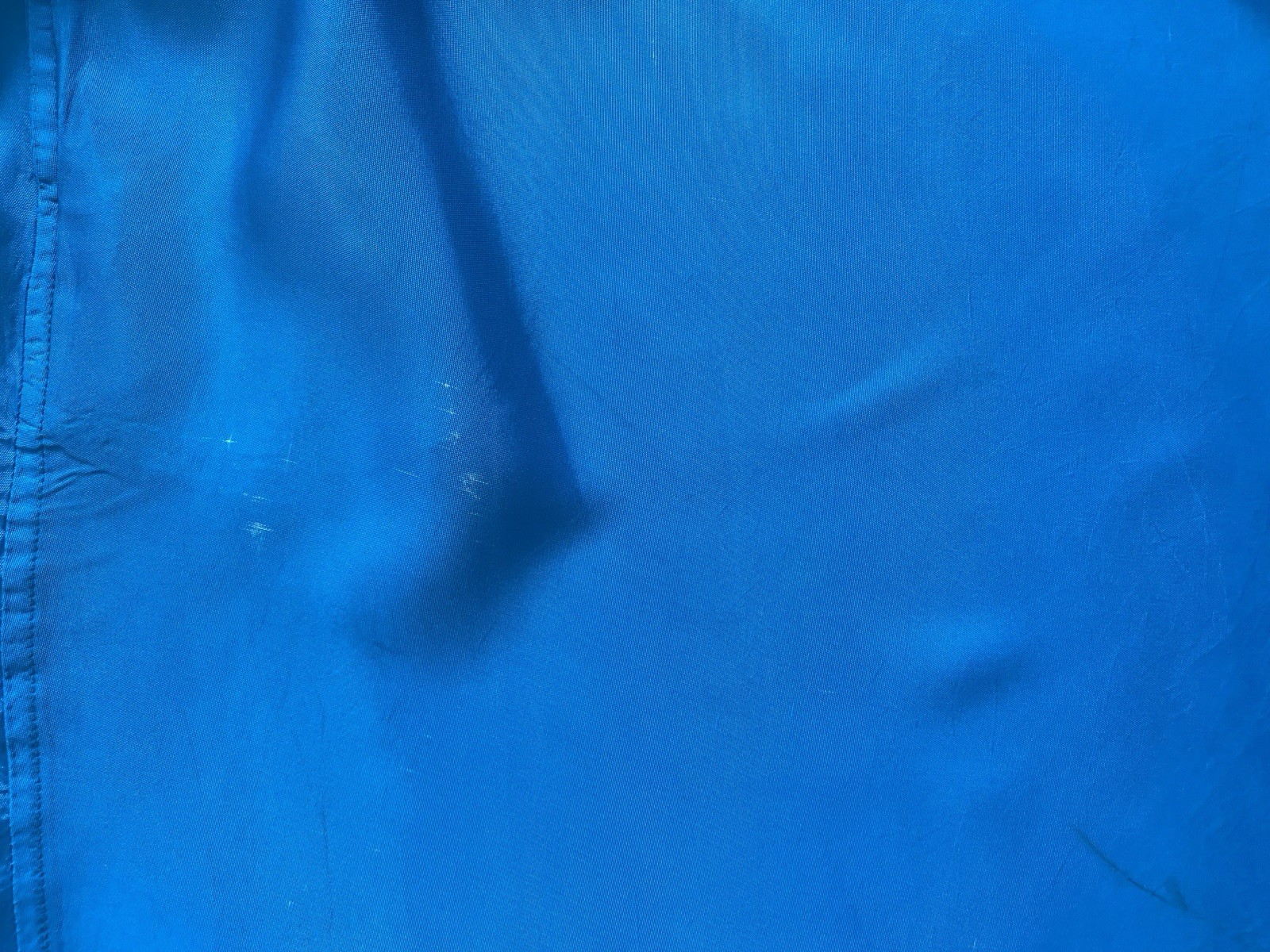 Vintage 80s Silky Circle Skirt *Large* TAMPA Blue Gored Panel Maxi Twirl Skirt