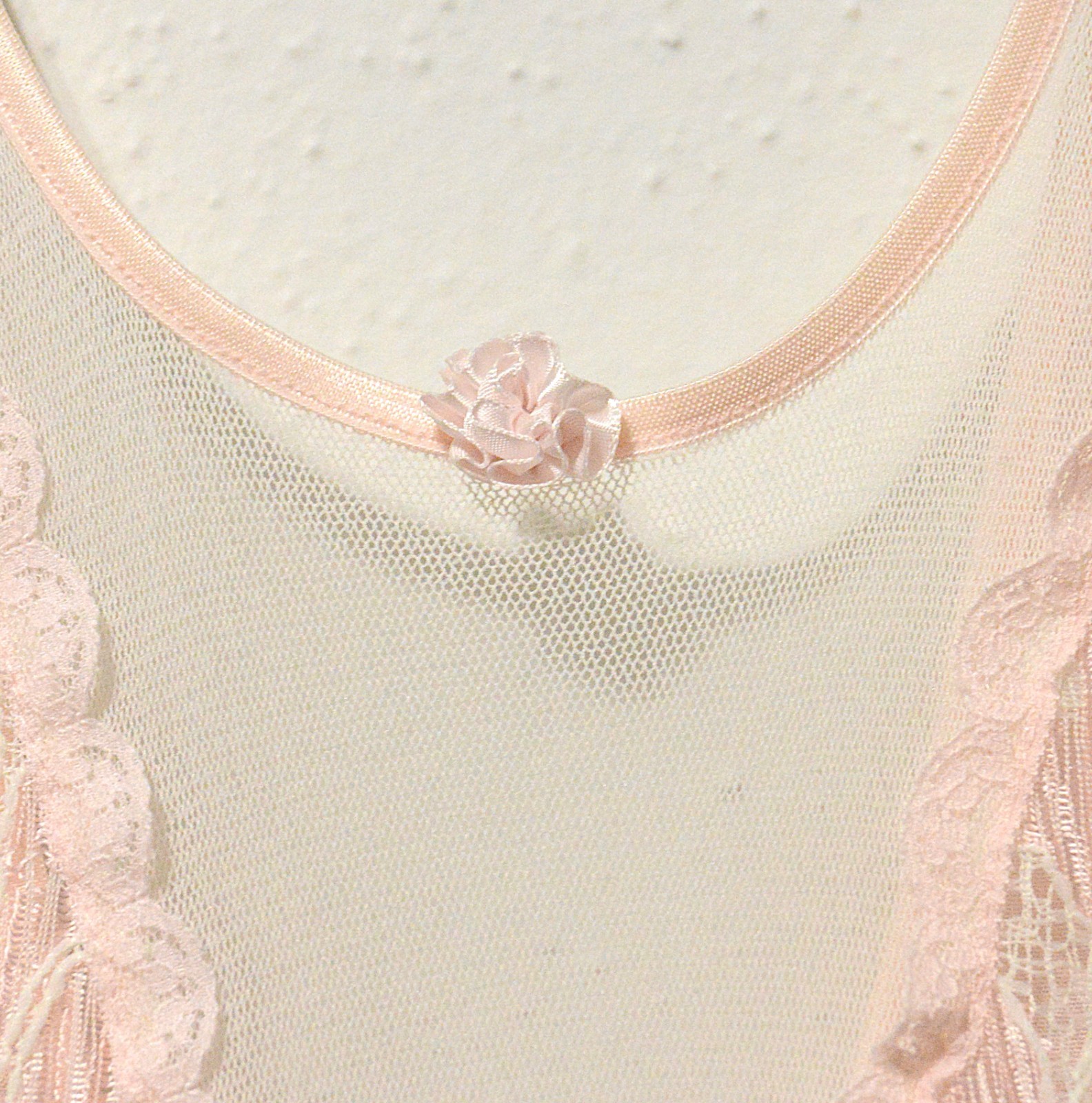 Full length Victoria’s Secret 70’s vintage nightgown style dress with lace top