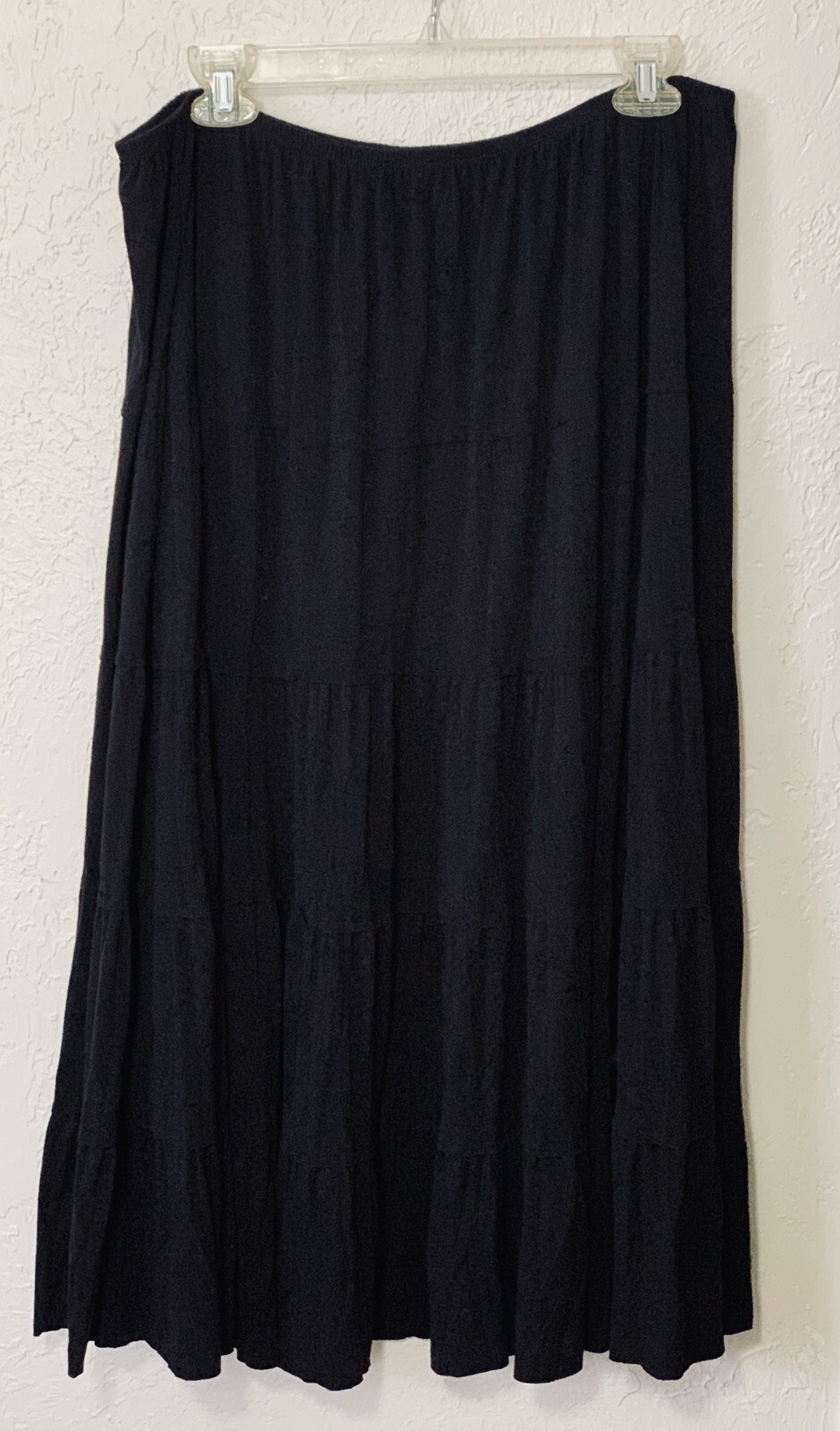 ‘90’s Vintage Mixit Stretch Midi Skirt With Elastic Waistband Size XL