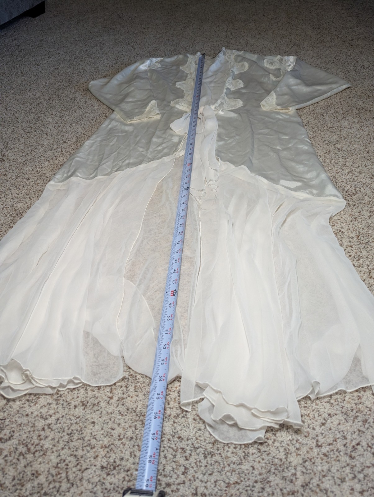 Vintage Robe The Jessica Lynn Collection Gatsby Wedding Sleepwear Size Medium