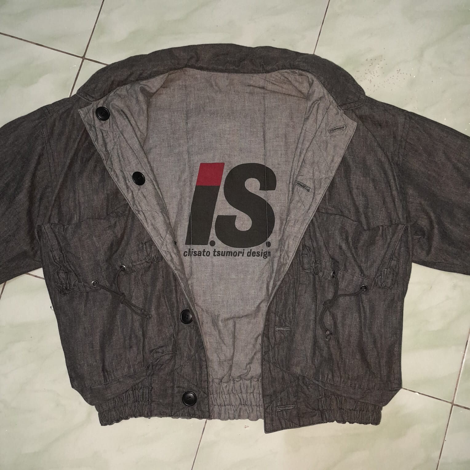 Vintage Reversible Jacket Issey Miyake IS 80’s Size Large