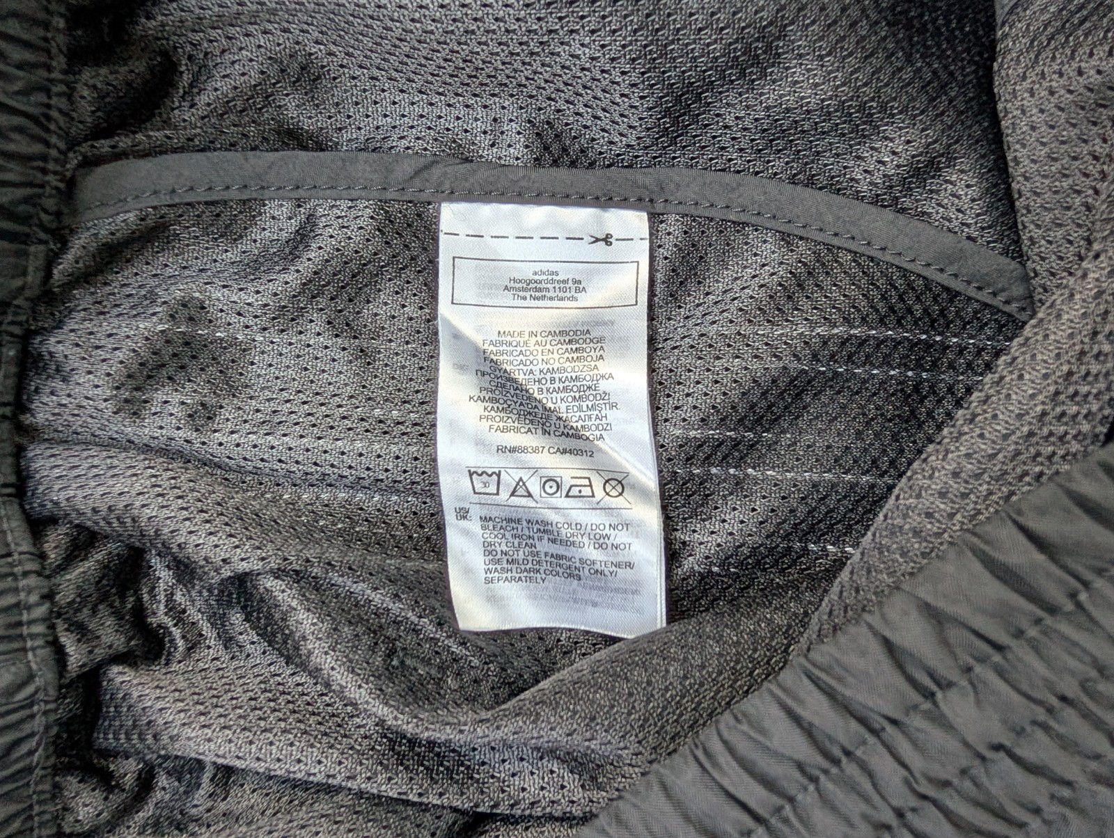 Adidas Like NEW Sprinter Nylon Shorts Running Womens 36 Black Running Sports Gym