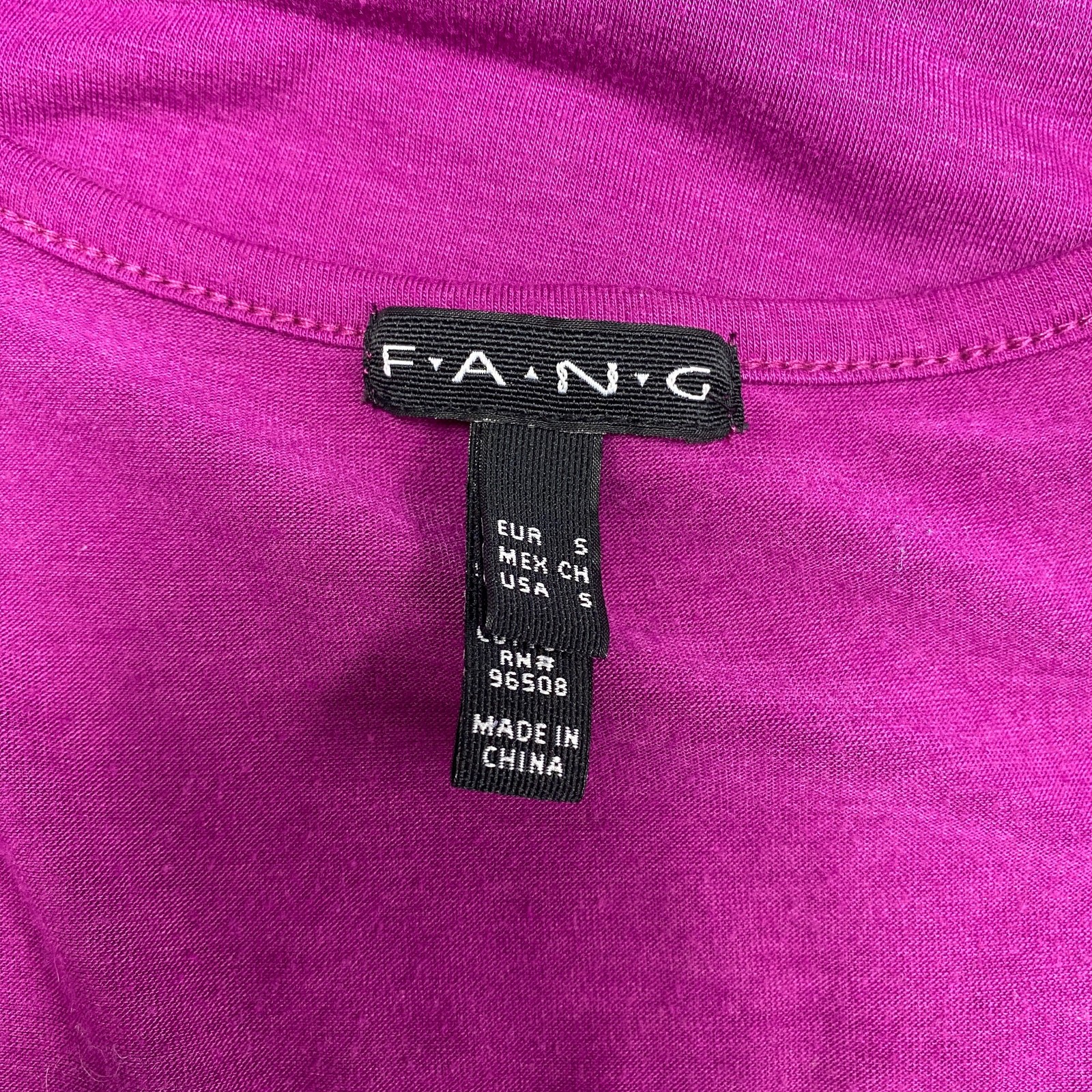 Vintage FANG Womens Size S Draped Neck Y2K Top