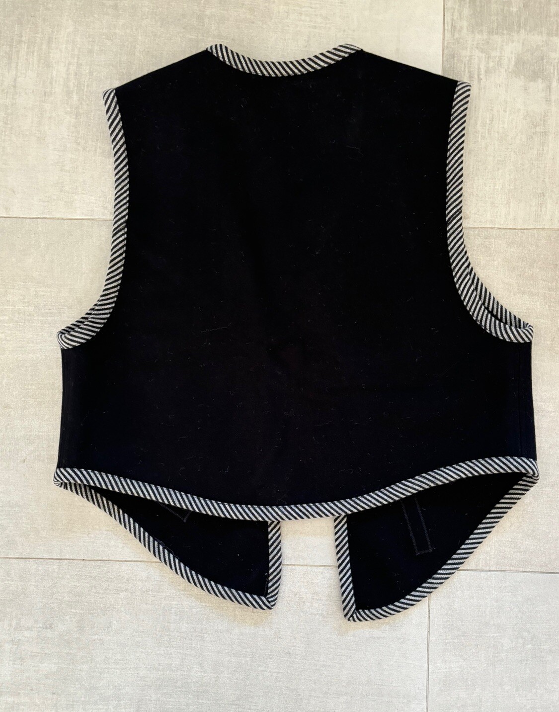 Vintage BEPPA Wool Vest 1980’s New Wave Memphis Style Size S/M EUC