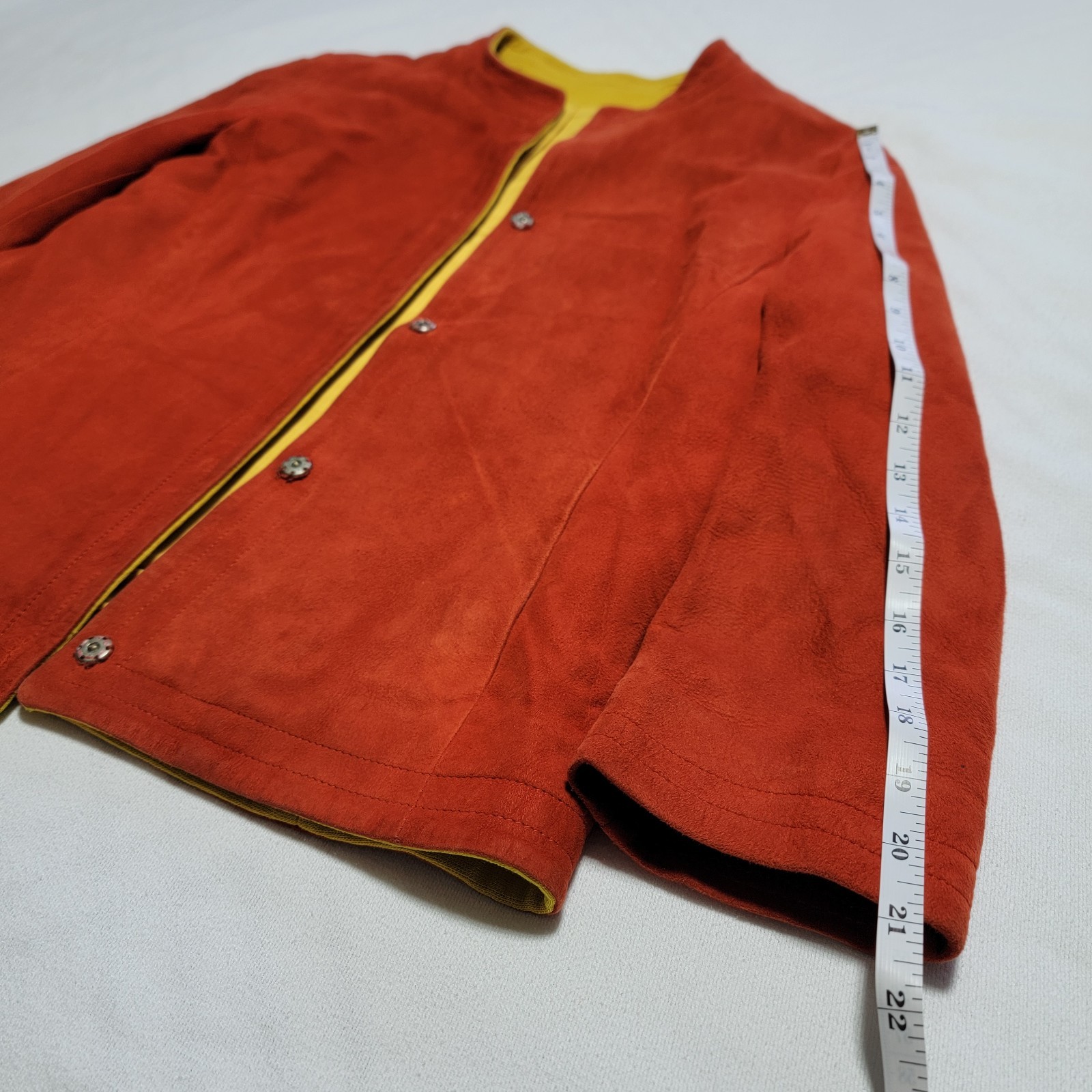Vintage 70’s Paprika Orange Suede Jacket Women Size S