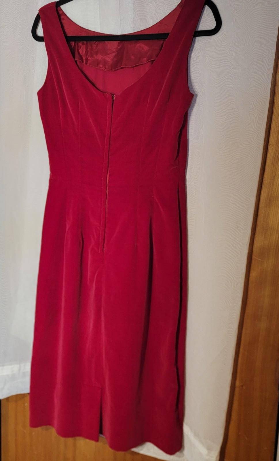 Intl Ladies Garment Workers Union Label RARE Vtg Dress Empire Waist 1950s 1960s