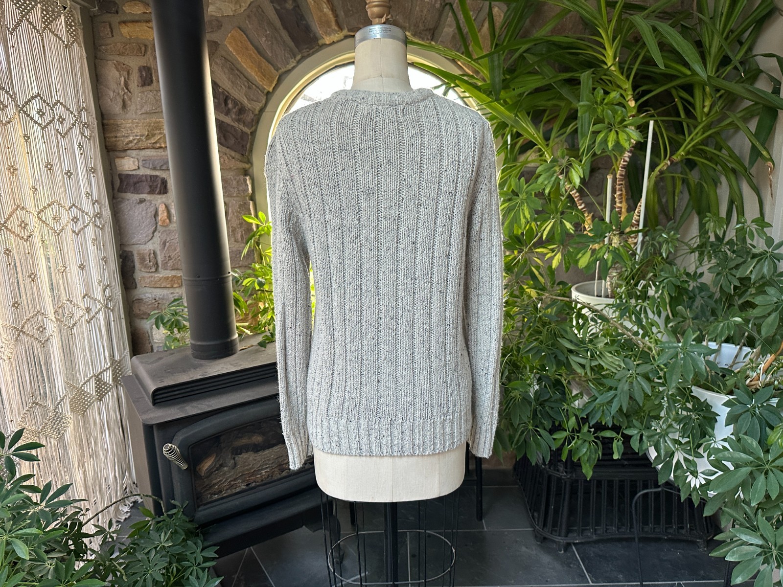 Vintage Geige Long Button Front Silk and Angora Cardigan Robert Scott Ltd