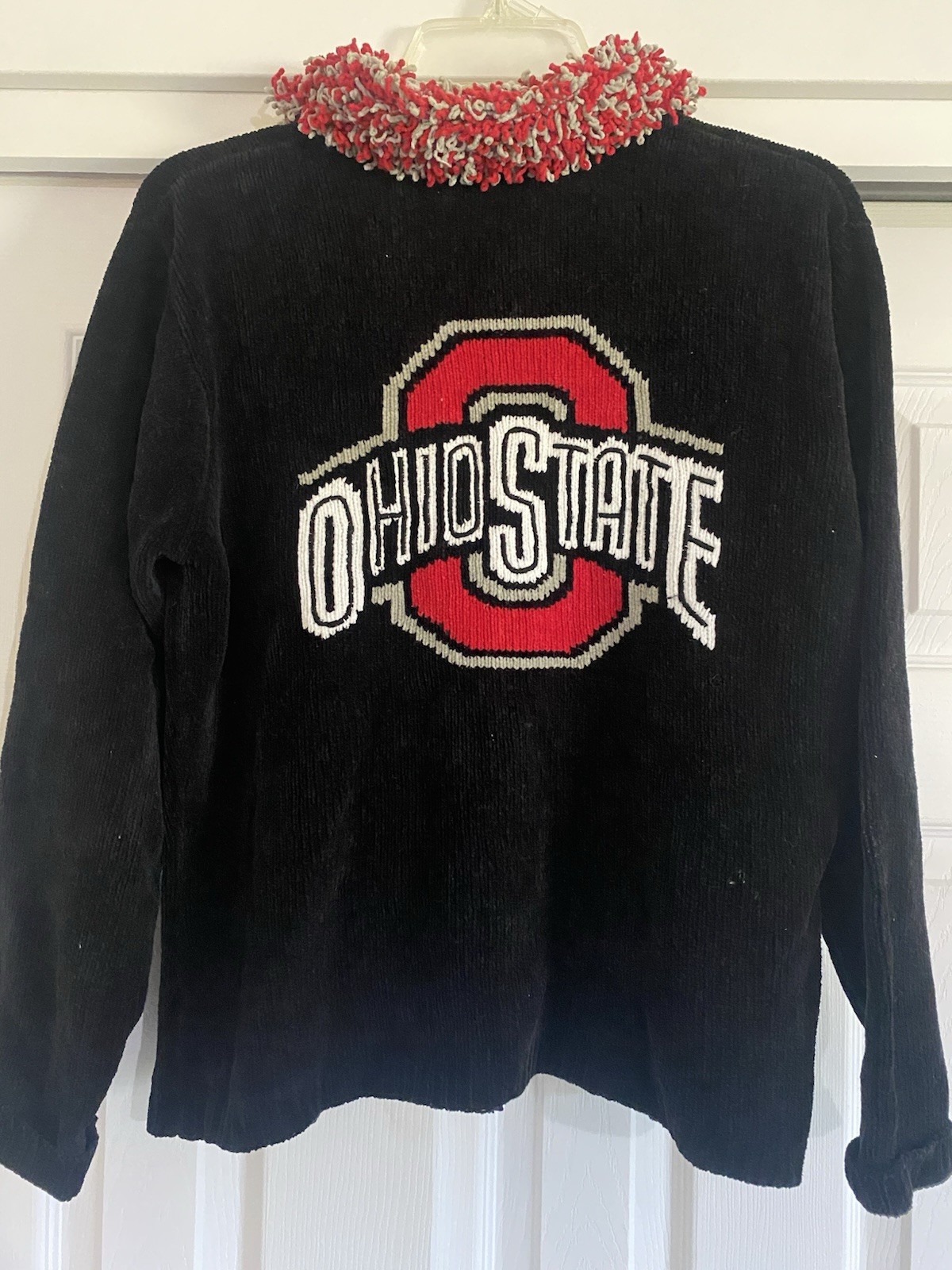 VINTAGE Women’s BellePointe Ohio State University Zip Sweater Chic Fall Football