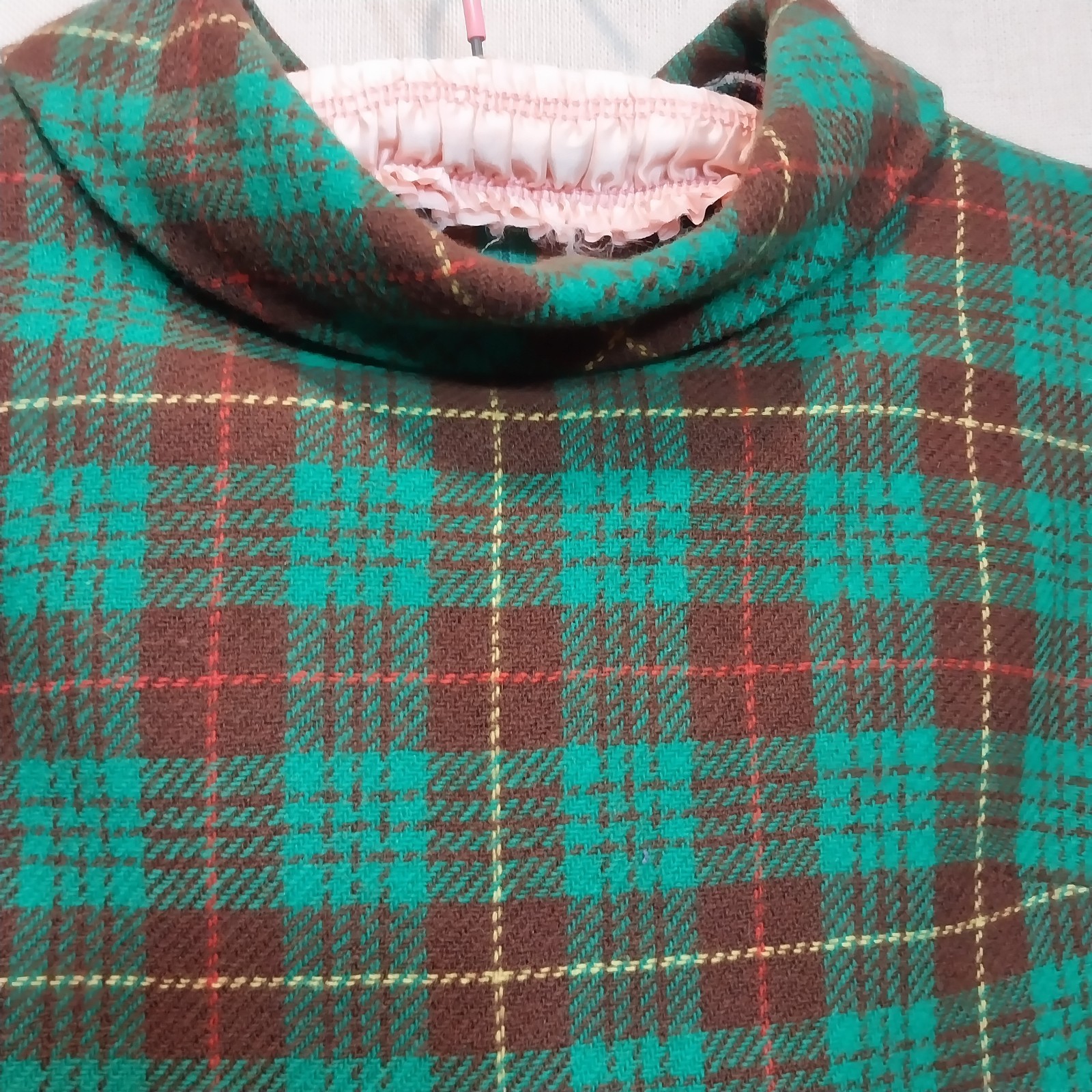 Vintage 'Marjone Seattle’ Plaid Wool Dress 1960’s